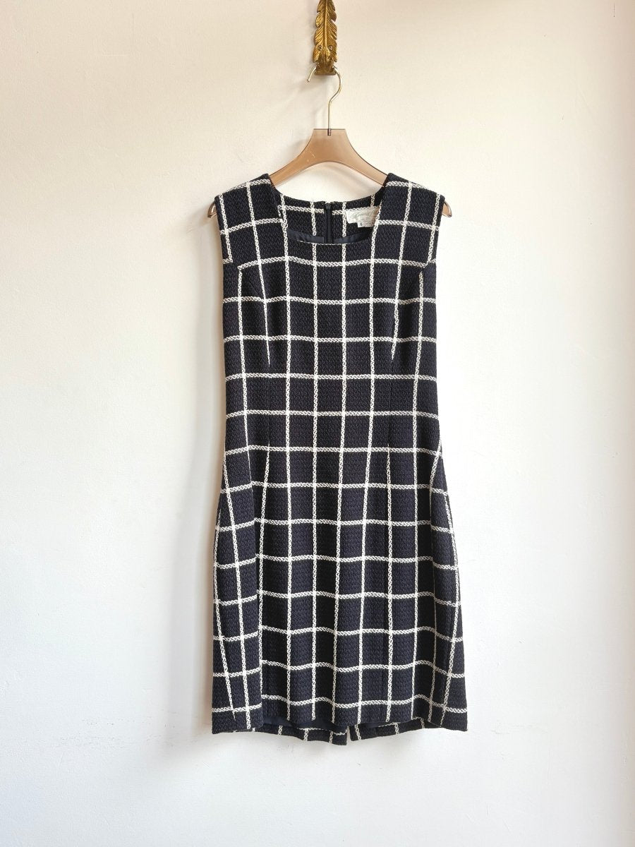 Darabin Ltd. | Navy Wool Knit Dress (Vintage) - Made X Hudson