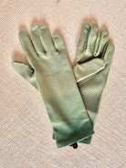 Herb and Forest Green Ombre Midrise Gardening Gloves w/ Grip Palm - Made X Hudson