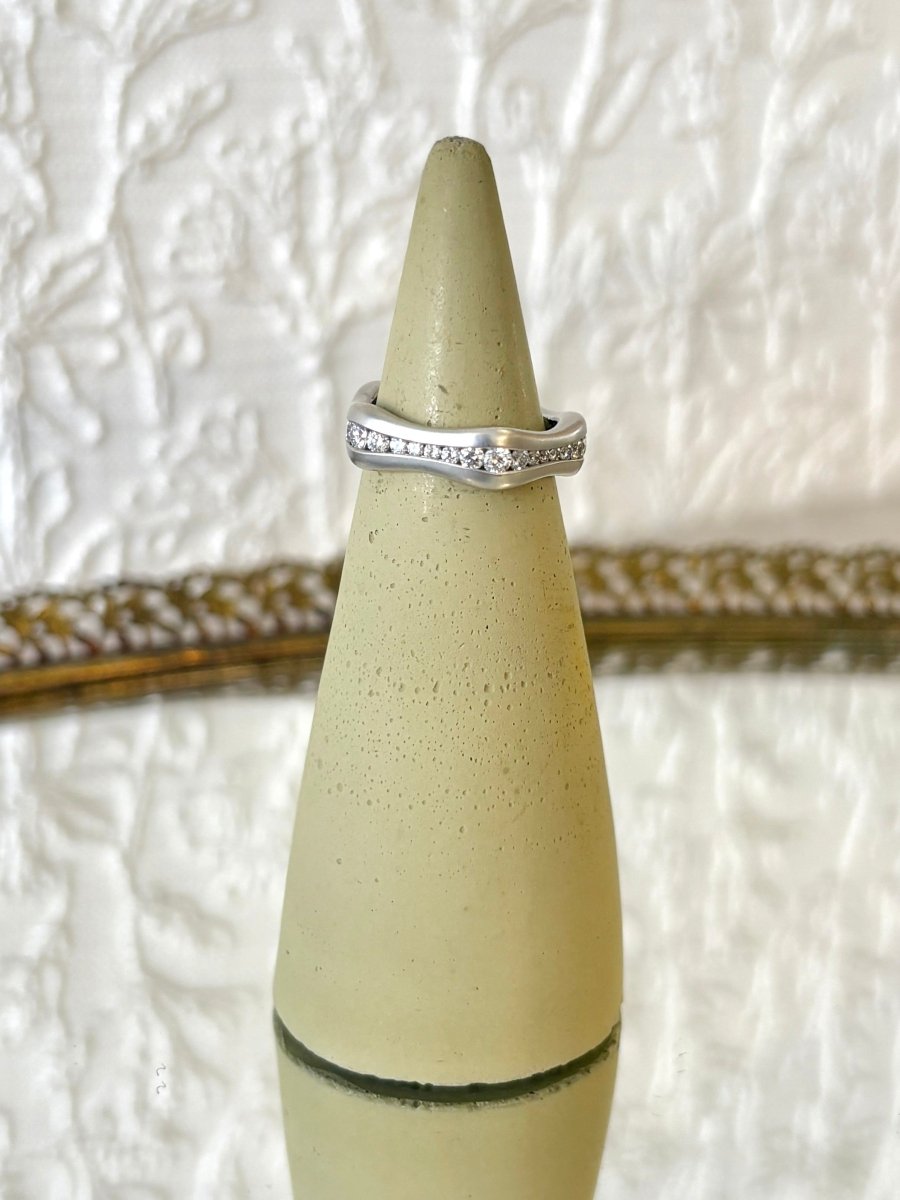 Sultry 18K White Gold Ring w/ .9CT Diamonds - Made X Hudson