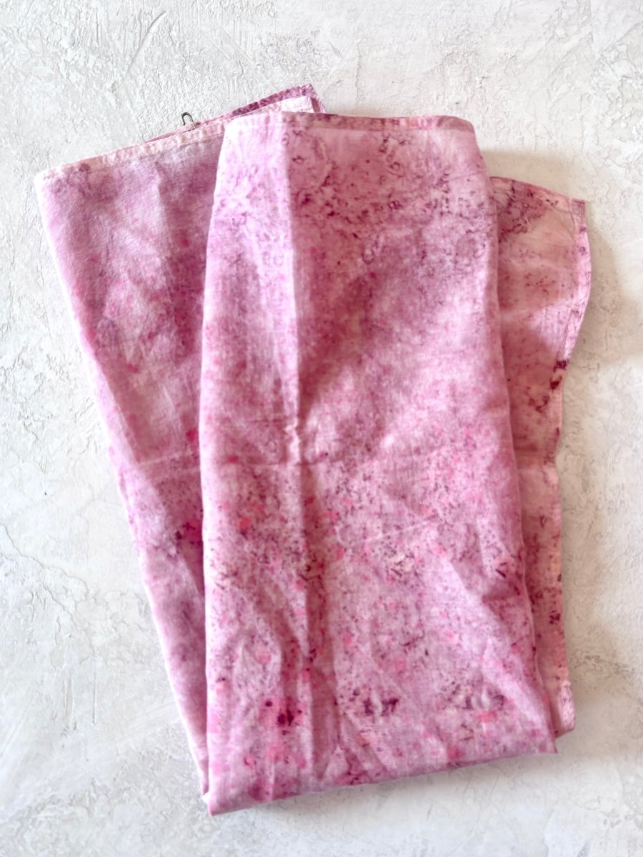 Natural Dyed Cotton Handkerchief (Multiple Styles) - Made X Hudson
