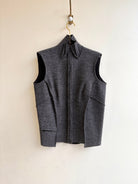 Dark Grey Wool Vest | 2T - Made X Hudson