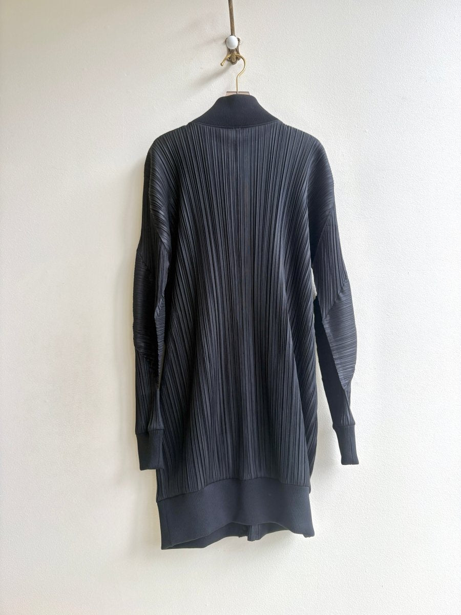 Issey Miyake | Black Pleated Bomber Jacket (Vintage) - Made X Hudson