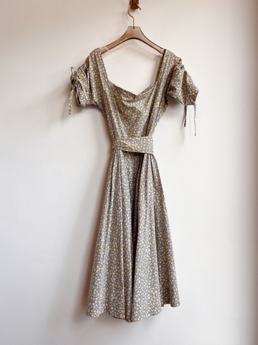Floral Print Evelyn Day Dress (Vintage) - Made X Hudson