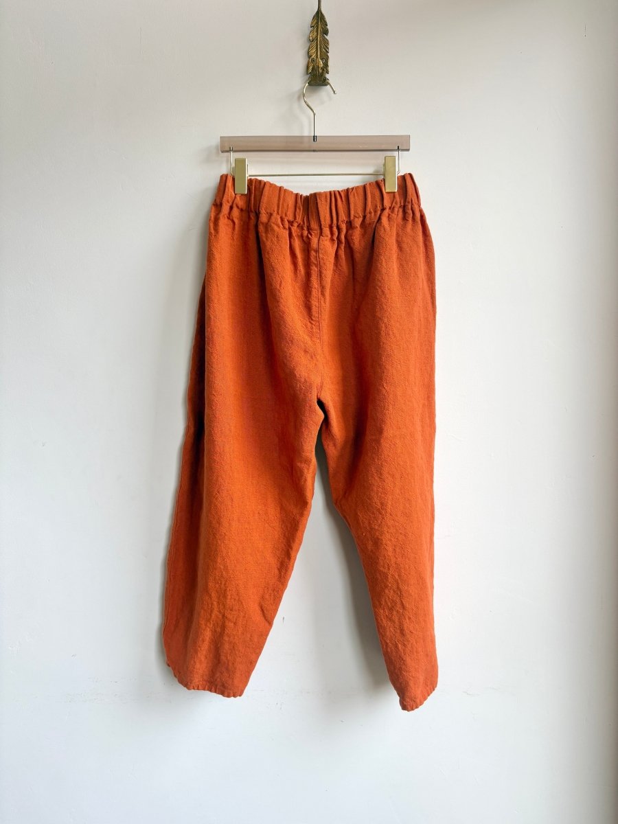 Pumpkin Linen Studio Pant - Made X Hudson
