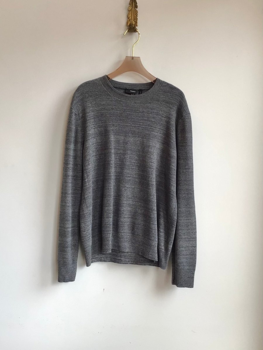 Theory | Grey Crewneck Sweater (Vintage) - Made X Hudson
