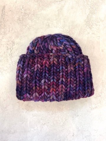 Variegated Roving Wool Hat - Made X Hudson