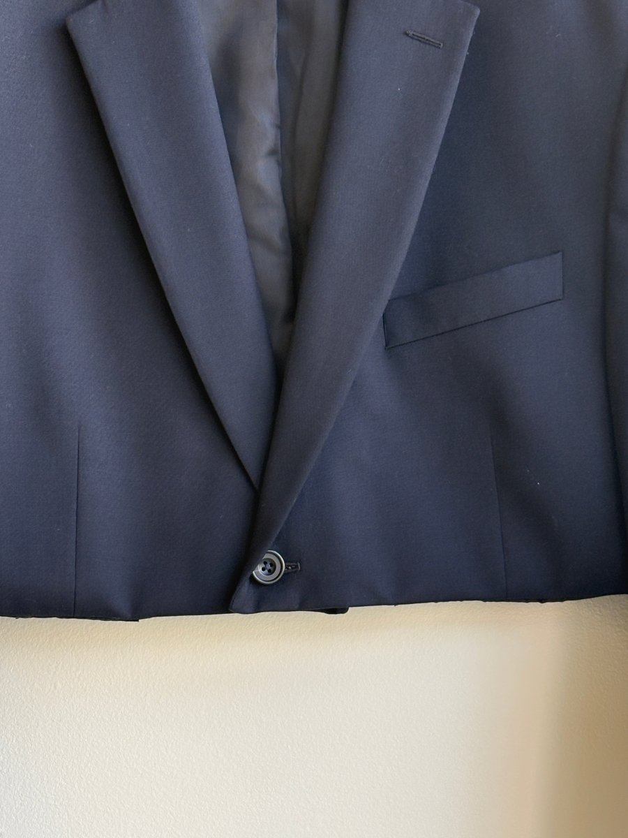 Navy Crop Blazer (Reworked) - Made X Hudson