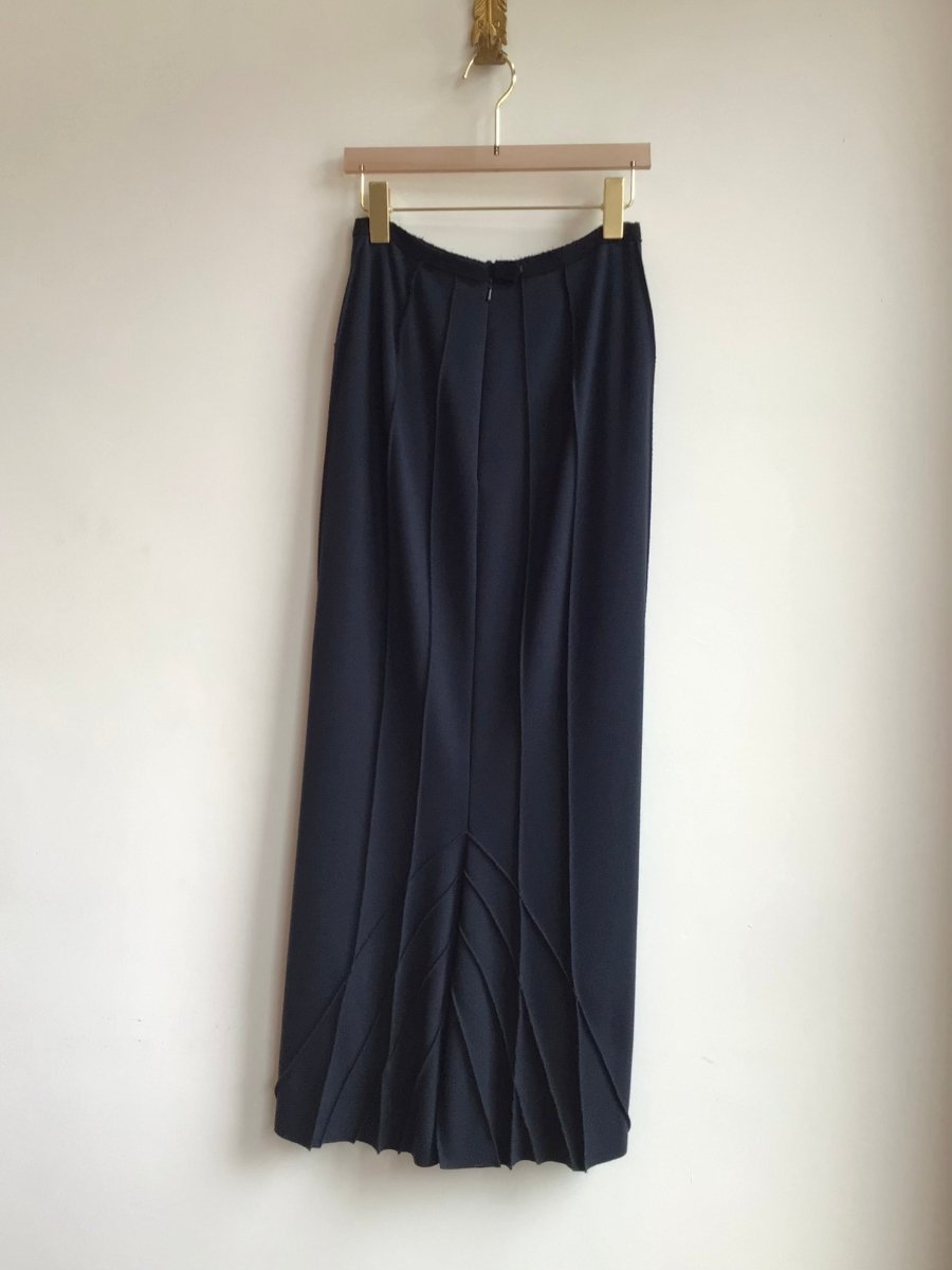 Navy Blue AD Skirt w/ Black Waistband - Made X Hudson