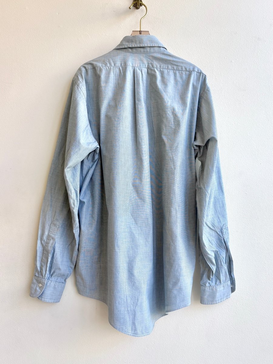 "Timmy” Sage Green/Blue Artichoke Print (Reworked) - Made X Hudson