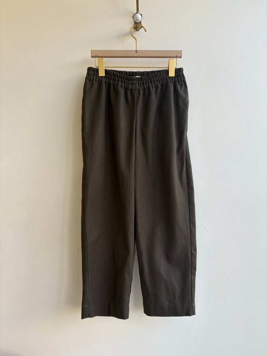 Moss Hemp - Cotton Cropped Joggers - Made X Hudson