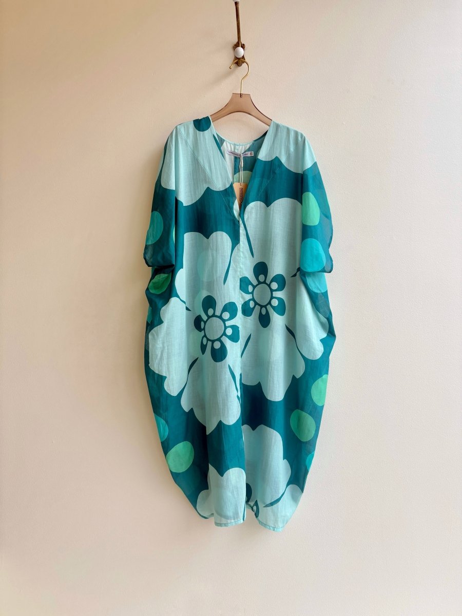 Ocean Jumbo Pareo Print Kaftan - Made X Hudson