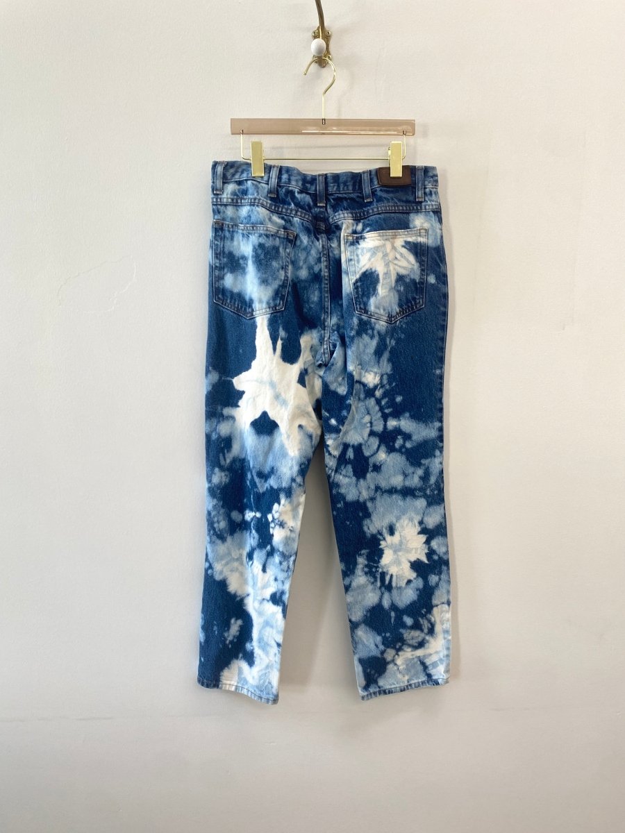 Blue Acid Wash Jeans (Reworked) - Made X Hudson