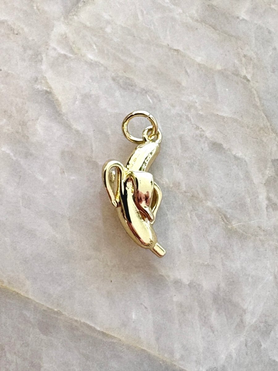 14K Gold Plated Banana Charm - Made X Hudson