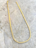Goldfilled 2.5mm Herringbone Necklace (multiple lengths available) - Made X Hudson