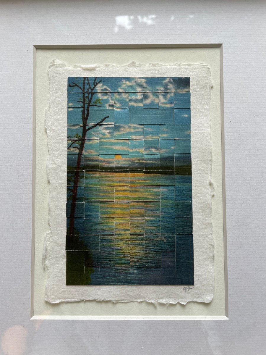 Altered & Recombined Vintage Photo - Postcards Art by Carole Kunstadt - Made X Hudson