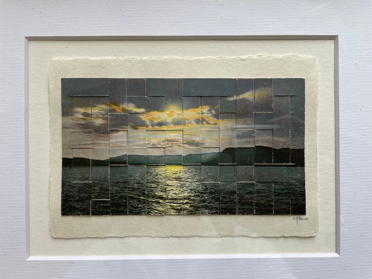 Altered & Recombined Vintage Photo - Postcards Art by Carole Kunstadt - Made X Hudson