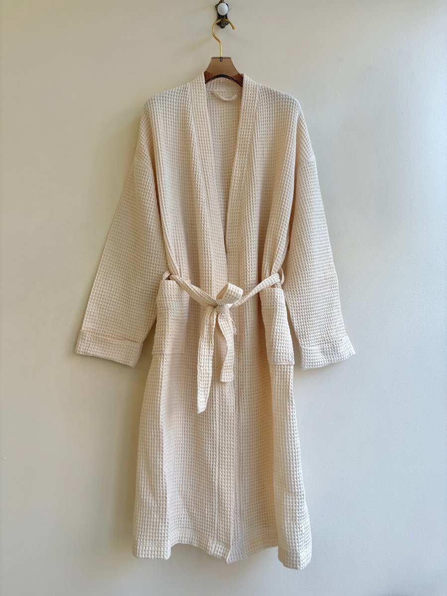 Organic Cotton Waffle Robe - Made X Hudson