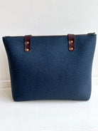 Large Wool Felt Bag in Charcoal - Made X Hudson