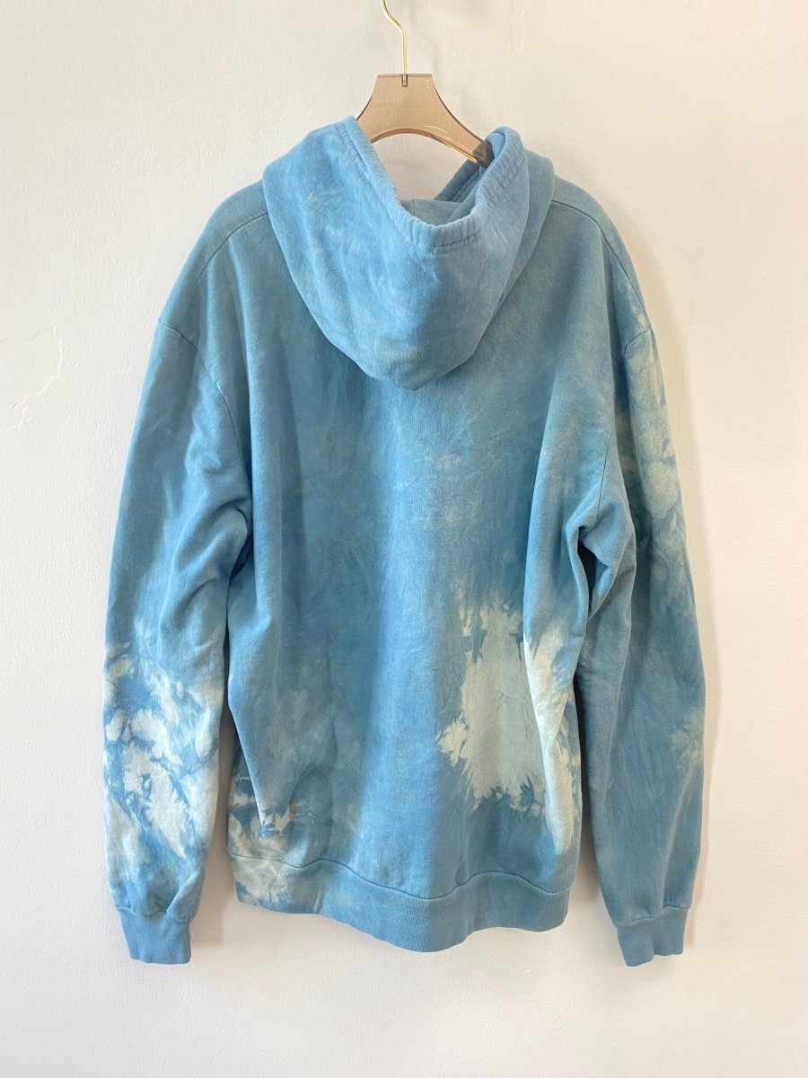 Blue Marbled Hoodie (Reworked) - Made X Hudson