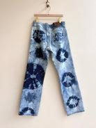 "Rachel" Jeans Distressed Wash Dark Blue Denim (Reworked) - Made X Hudson
