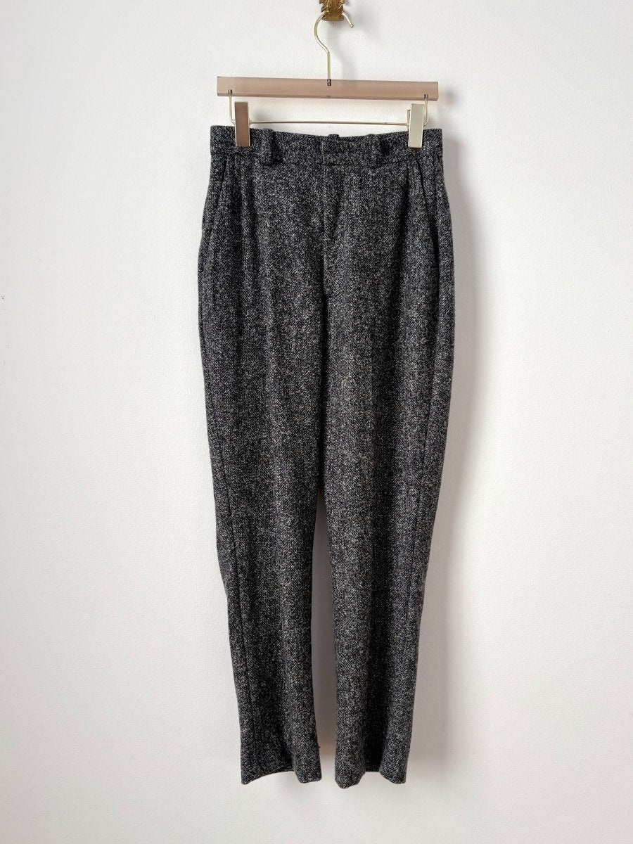 Bronwen Pant in H.S. Cashmere Boucle Sharkskin - Made X Hudson
