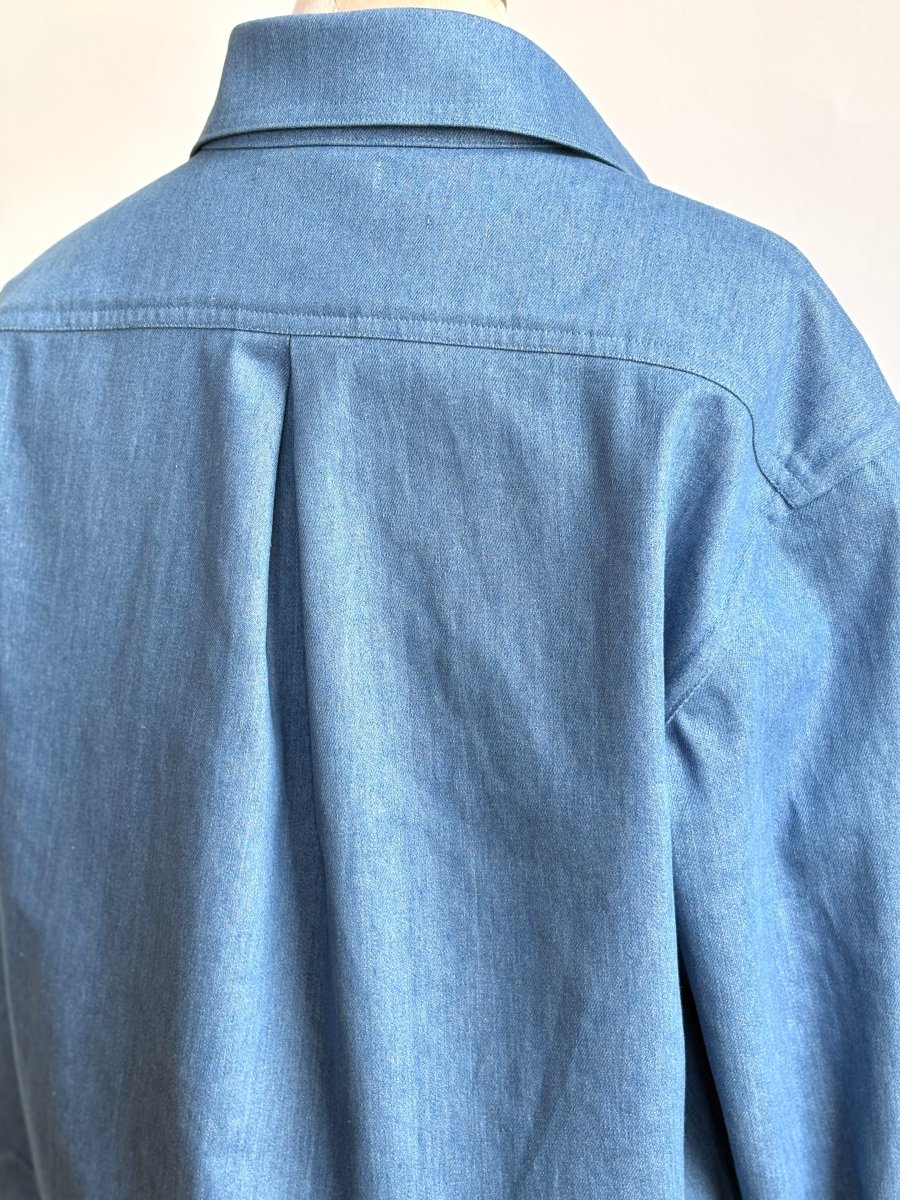 Light Denim Zip - up Leisure Jacket - Made X Hudson
