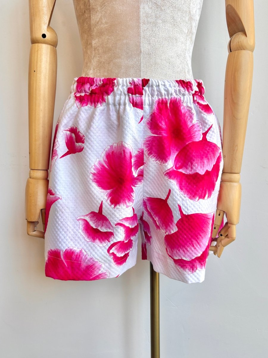 Electric Magenta Floral Town Shorts - Made X Hudson
