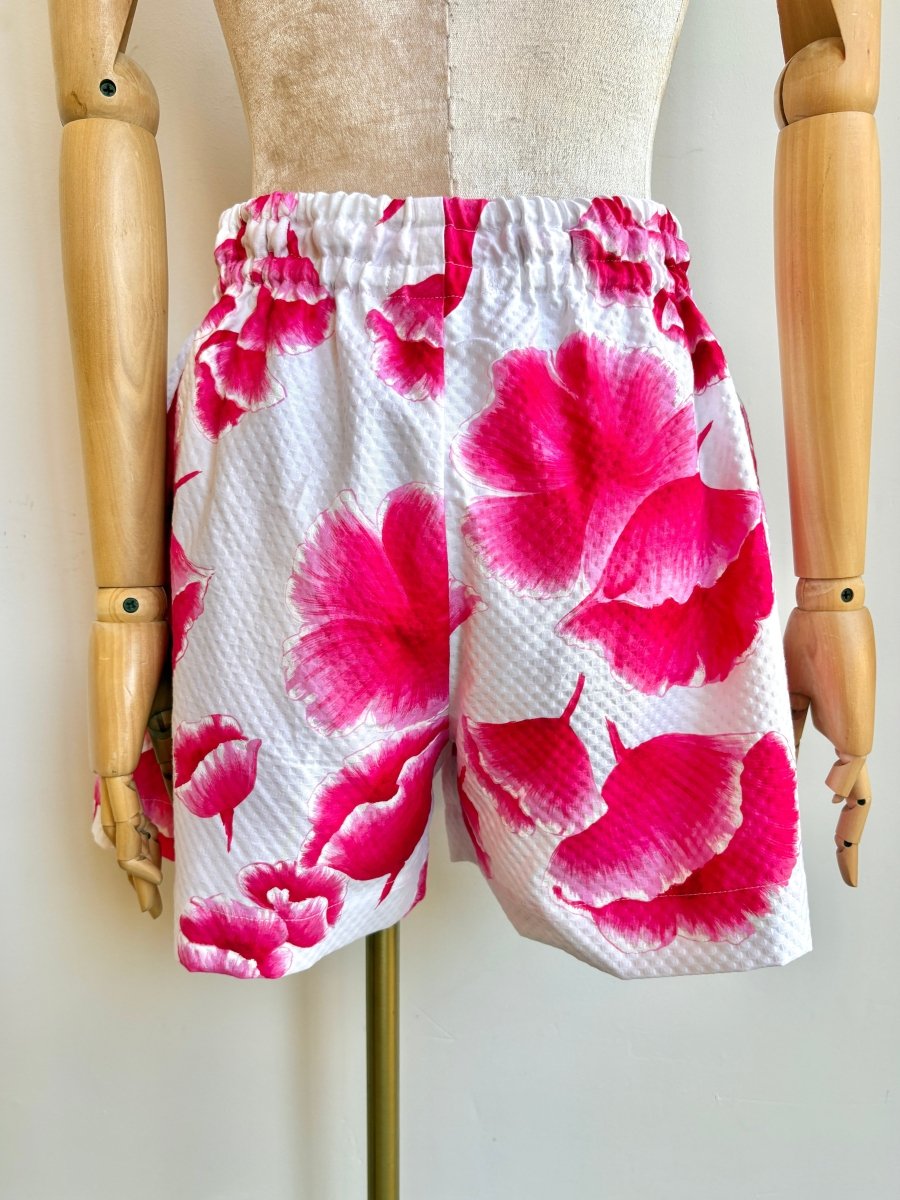 Electric Magenta Floral Town Shorts - Made X Hudson