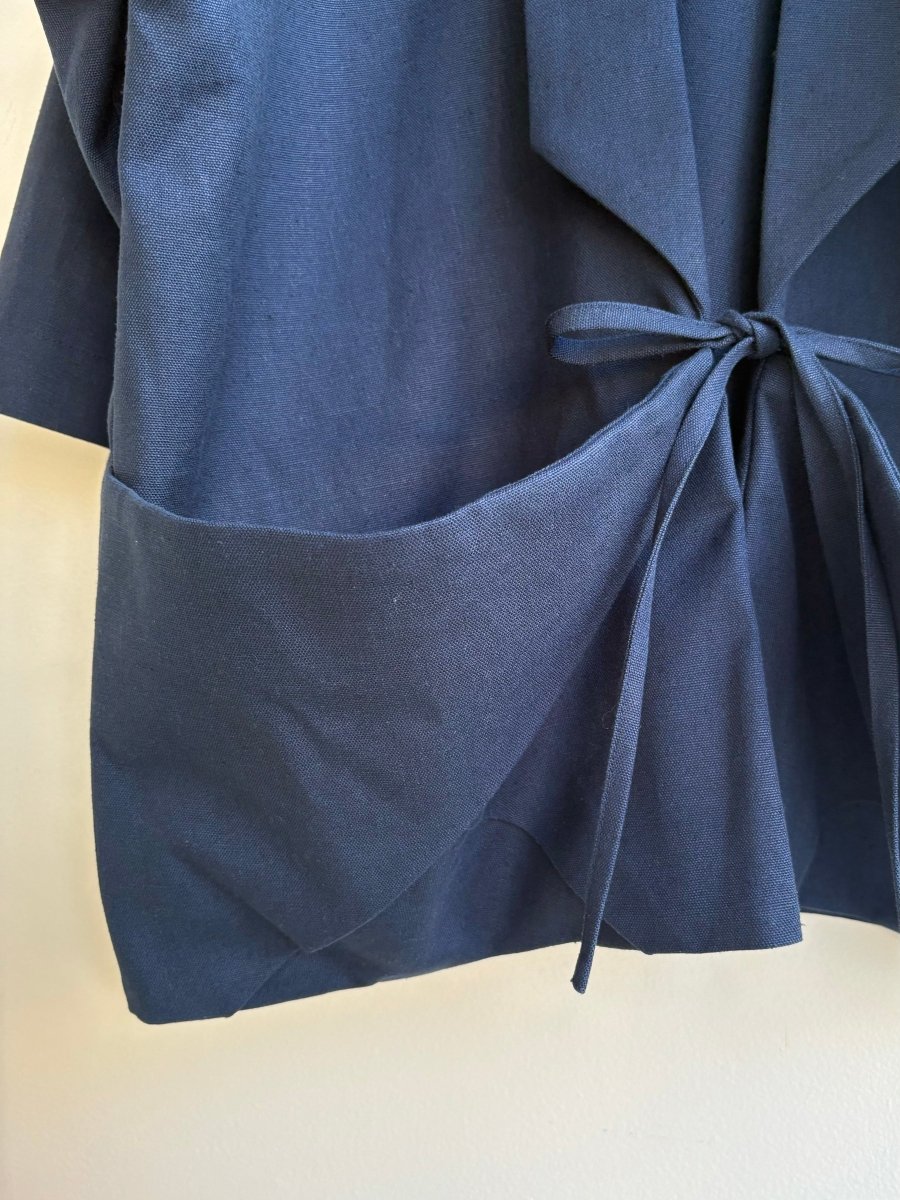 Navy Hemp - Cotton Canvas Chore Jacket - Made X Hudson