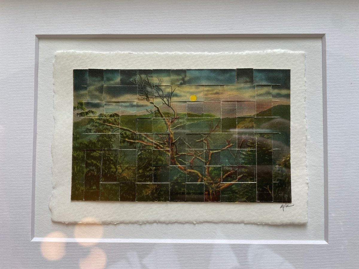 Altered & Recombined Vintage Photo - Postcards Art by Carole Kunstadt - Made X Hudson