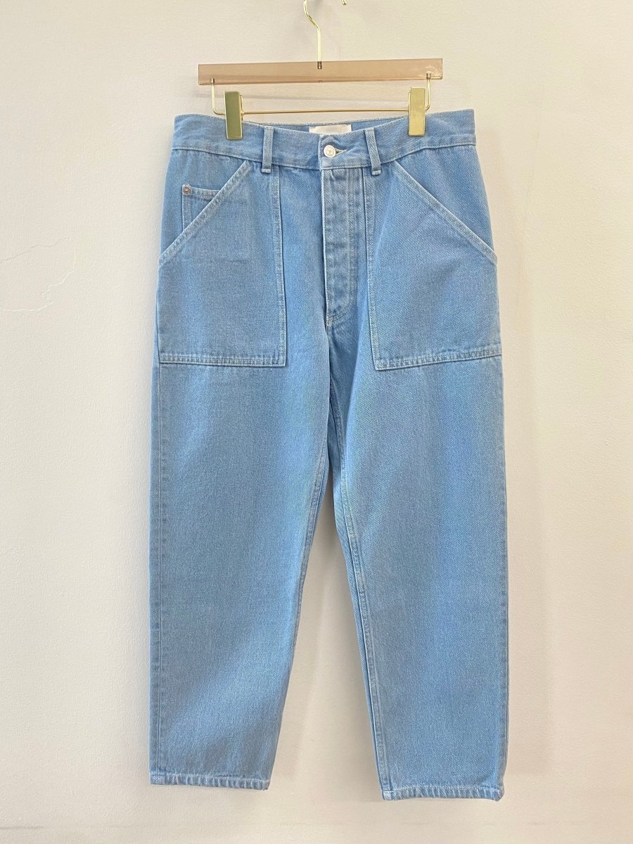 Nanushka | Pale Blue Denim Patch - Pocket Jeans (Vintage) - Made X Hudson