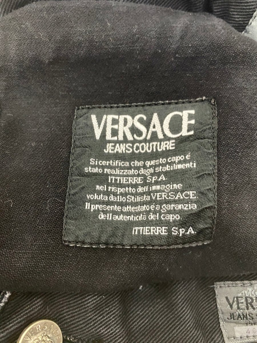 Versace Jeans Couture | Black Denim Straight Leg Pants (Vintage) - Made X Hudson