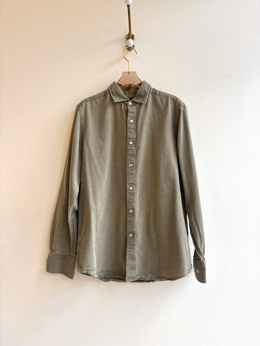 Massimo Dutti | Sage Button Up (Vintage) - Made X Hudson