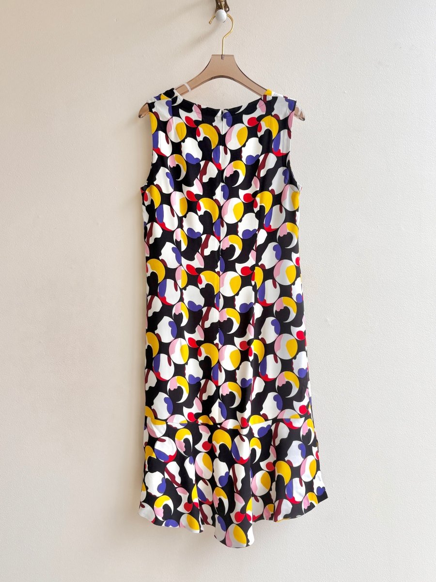 AKRIS | Mid - Century Printed Sleeveless Dress (Vintage) - Made X Hudson