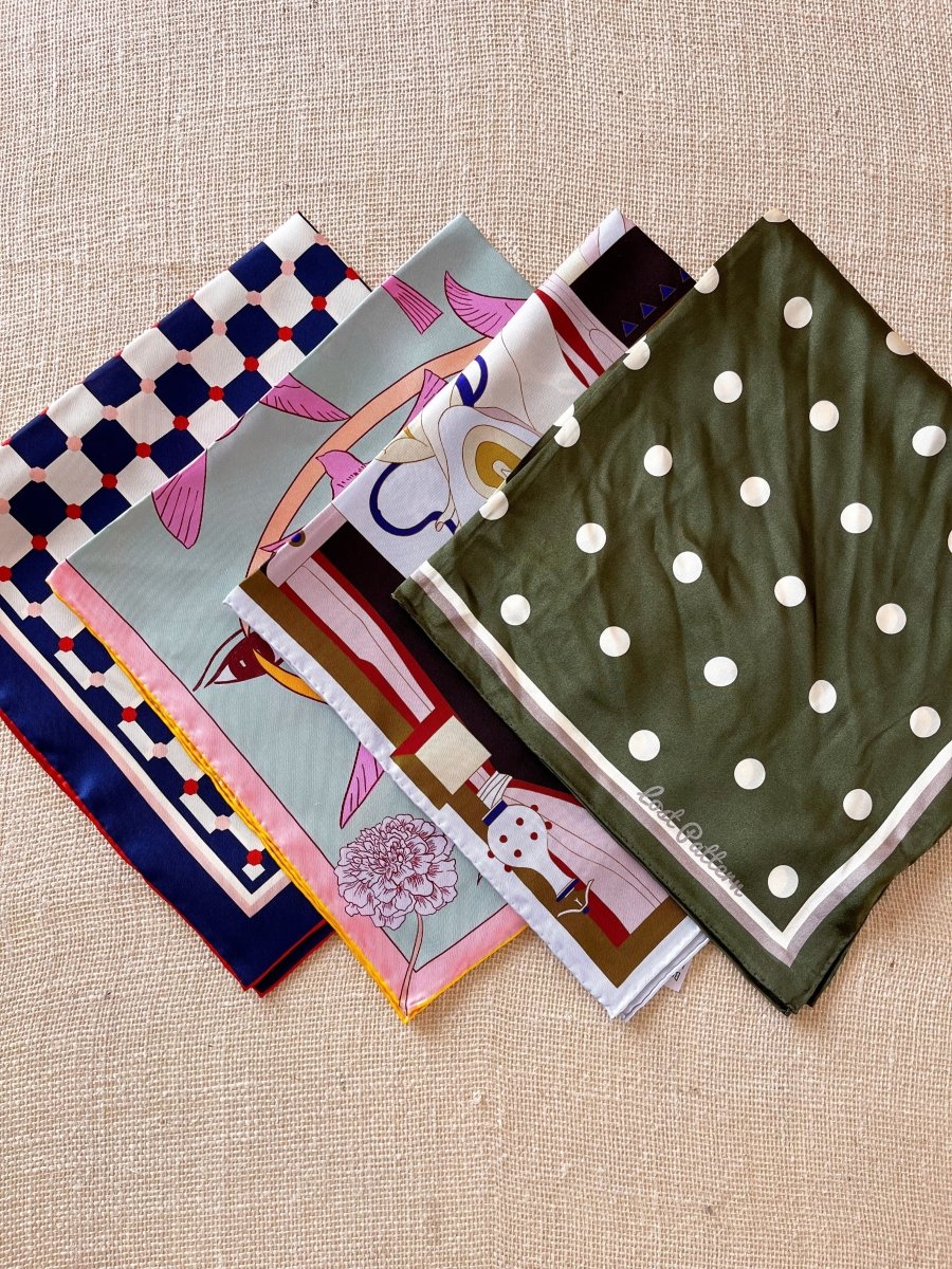 Silk Bandana Scarf (Multiple Colors) - Made X Hudson