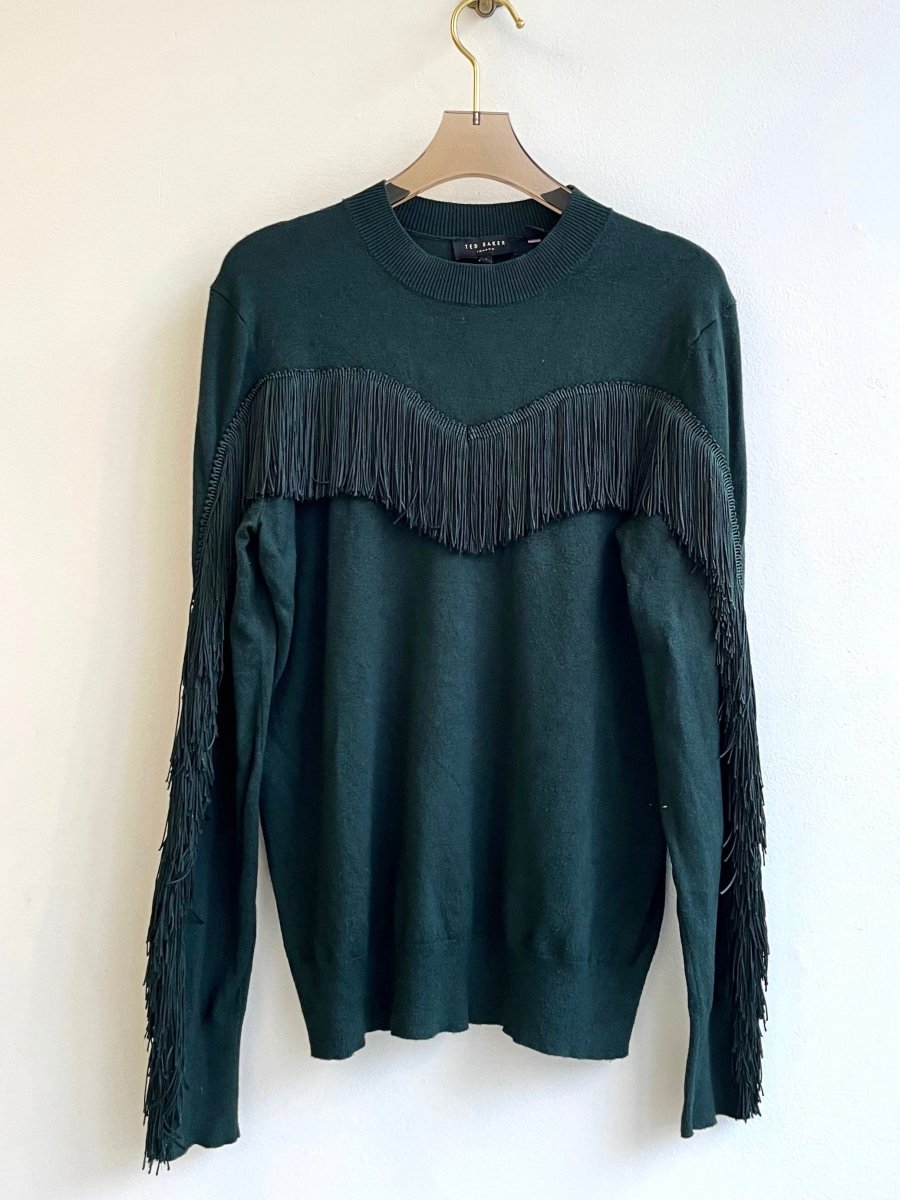 Ted Baker | Evergreen Fringe Sweater (Vintage) - Made X Hudson