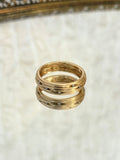 Brushwood 14K Gold Ring w/ .06CT Diamonds - Made X Hudson