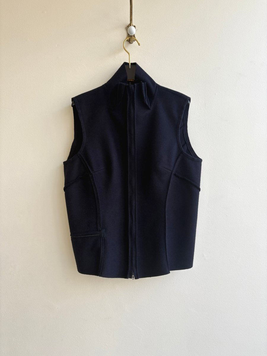 Black W Vest w/ 1 Pocket - Made X Hudson