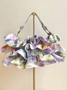 Liza Ruffle Bag in Watercolor Lavender Floral - Made X Hudson