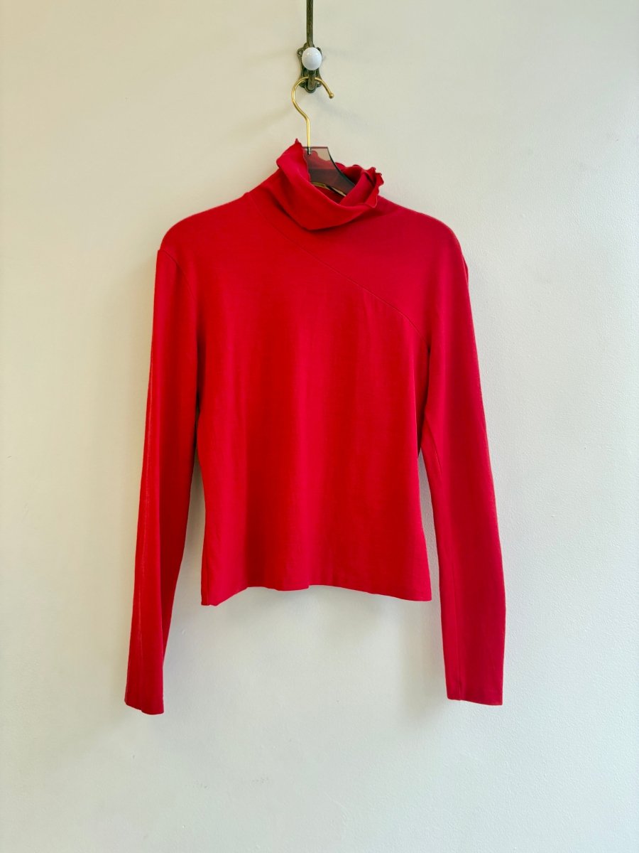 Diane Von Furstenberg | Red Turtleneck (Vintage) - Made X Hudson