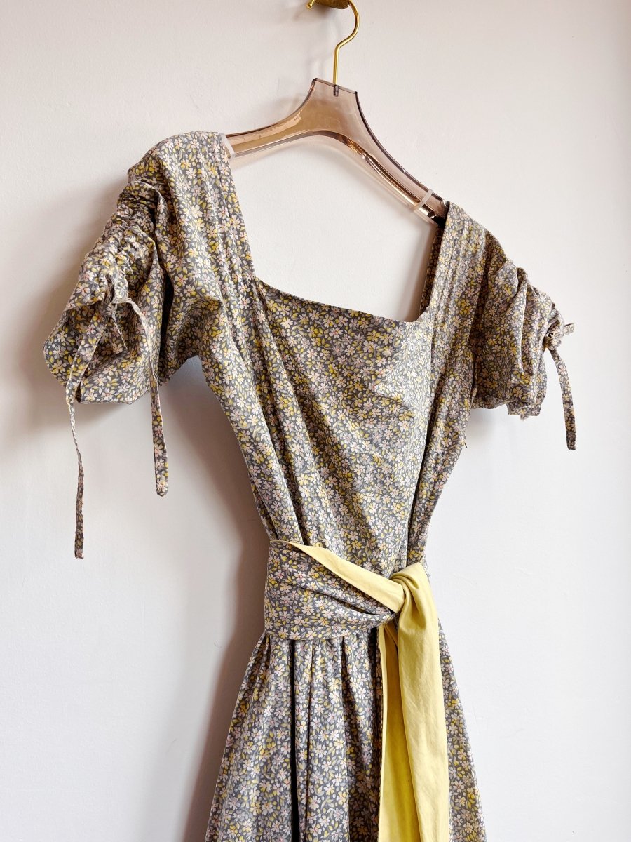 Floral Print Evelyn Day Dress (Vintage) - Made X Hudson