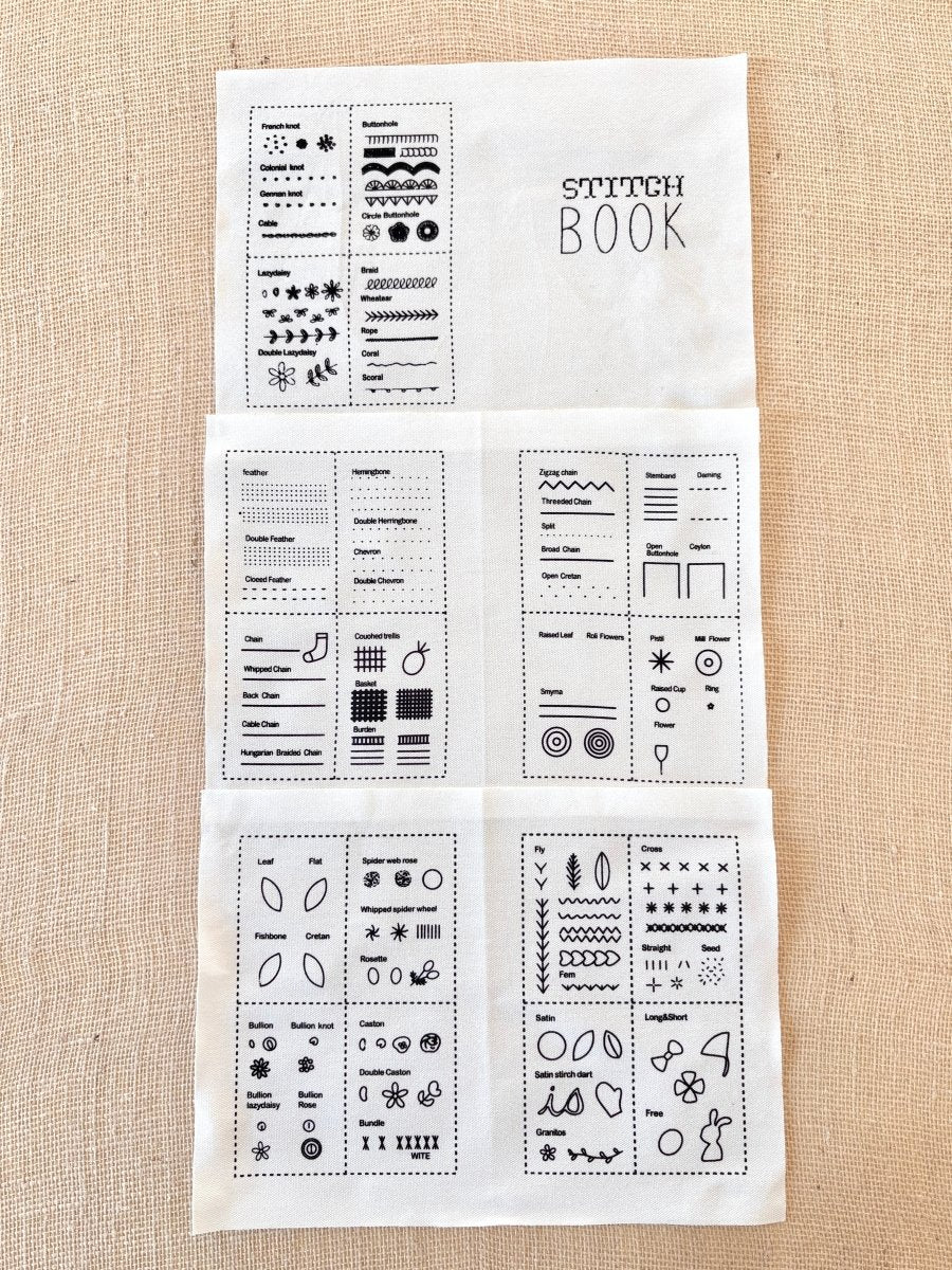 Stitch Book | Embroidery Guide - Made X Hudson