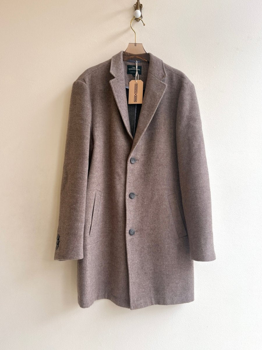 Rodd & Gunn | Taupe Wool Coat (Vintage) - Made X Hudson