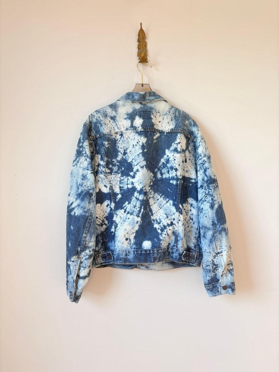 "Louise" Distressed Denim Jacket (Reworked) - Made X Hudson