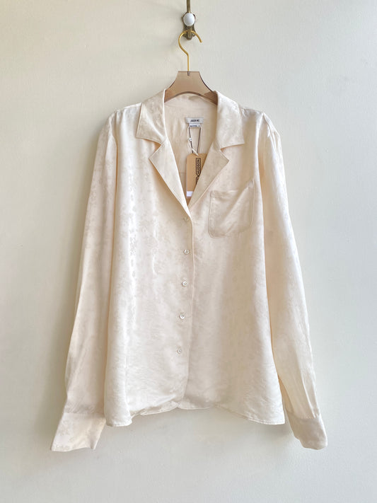 Jason Wu | Cream Rose Print Button Up Top (Vintage)