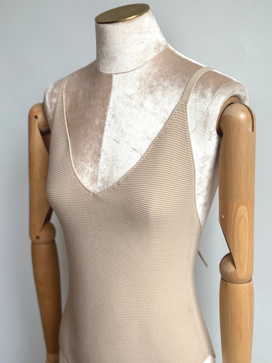 Beige Capri One Piece Swimsuit - Made X Hudson