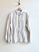 Sun, Sky, and Grass | Embroidered Linen Button Down - Made X Hudson