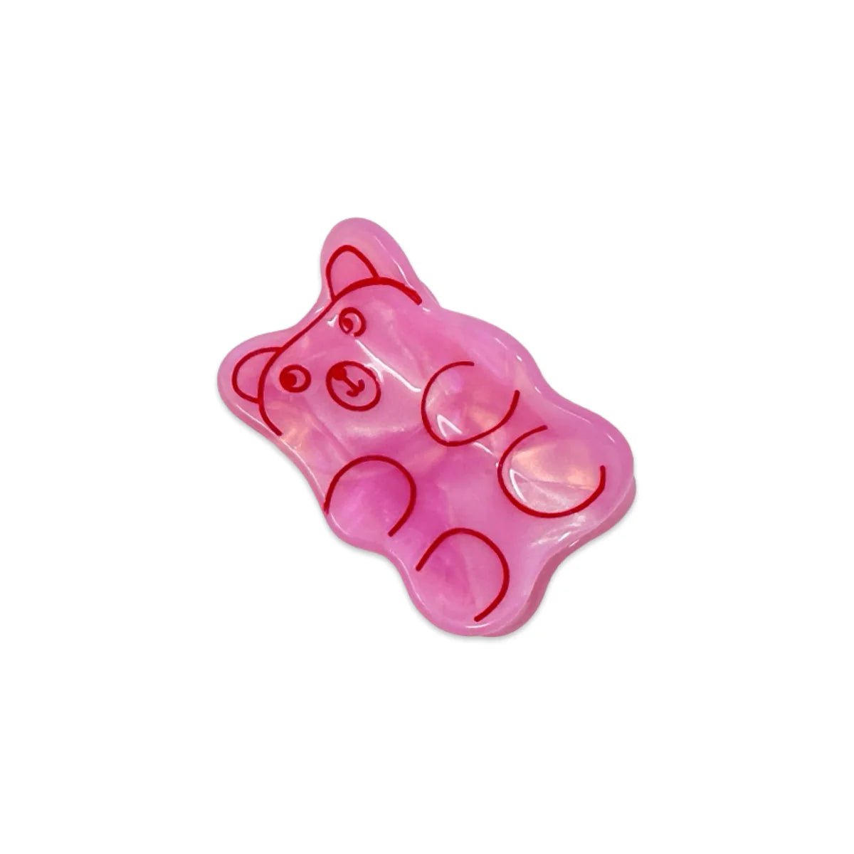 Mini Pink Gummy Bear Hair Claw Clip - Made X Hudson