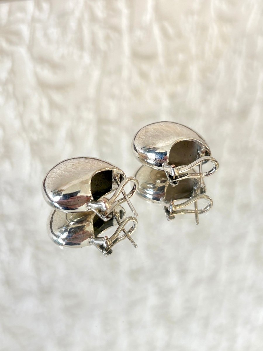 Nautilus I Sterling Silver Earrings - Made X Hudson