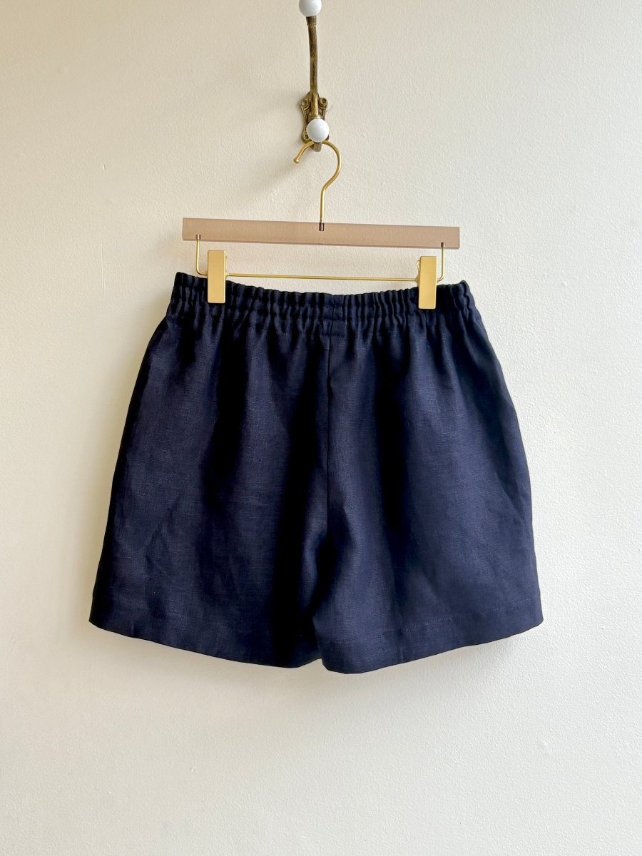 Midnight Navy Blue Town Shorts - Made X Hudson